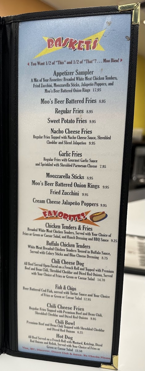Moo Moo's Burger Barn Menu - Image 5